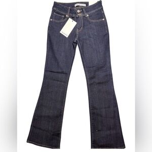 Telepatia Women's Blue Jeans mid rise Bootcut